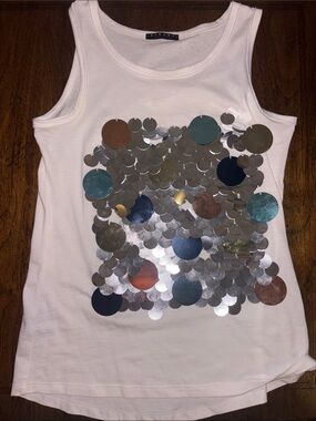 Sisley Sequin Tank Kids Large